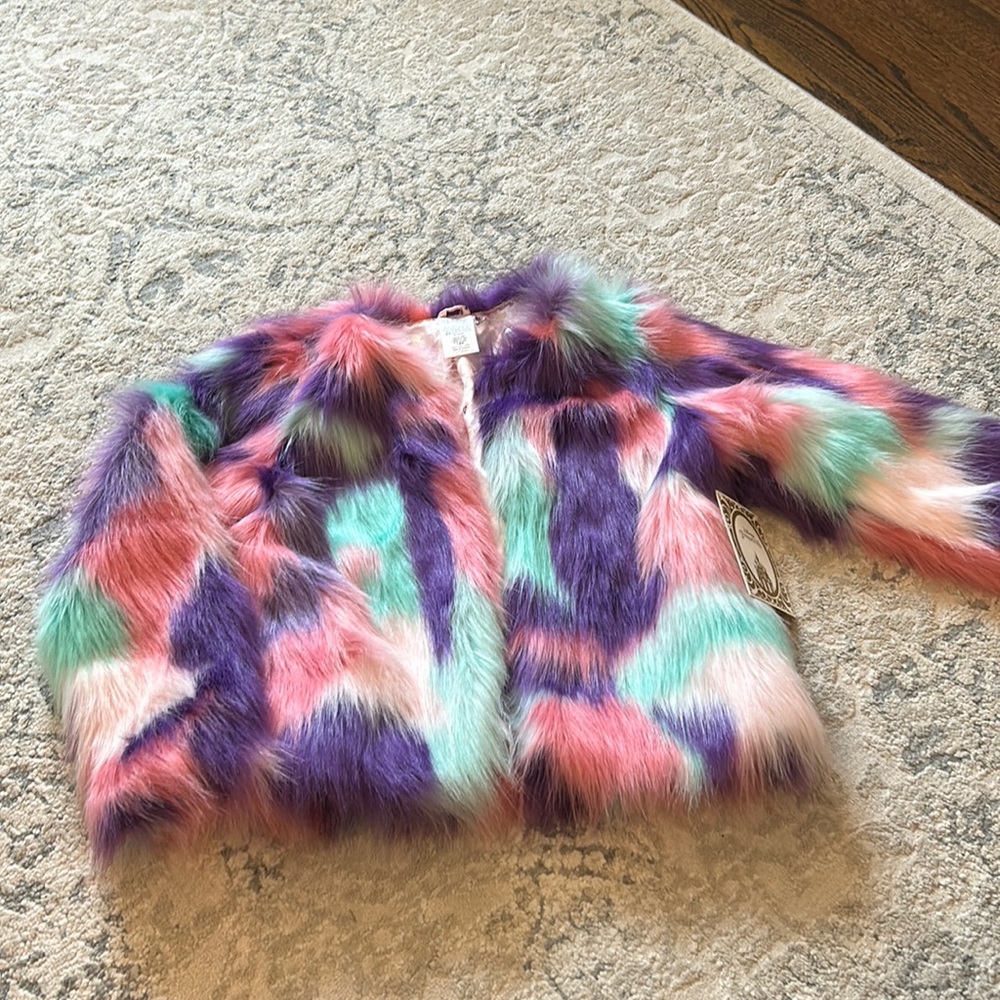 Girls Disney princess coat never worn tags on